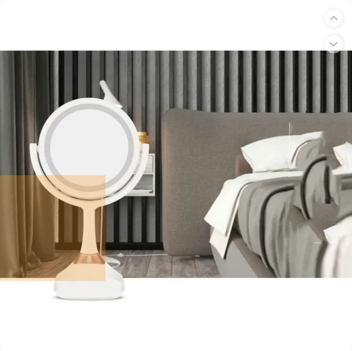 Double-sided Vanity Portable Desk Mirror