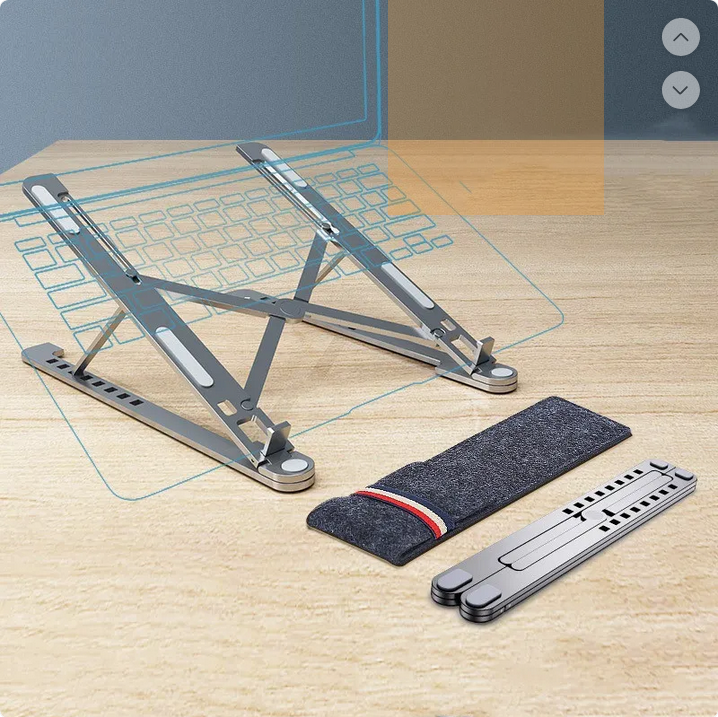 Aluminum Laptop Stand – Foldable & Portable