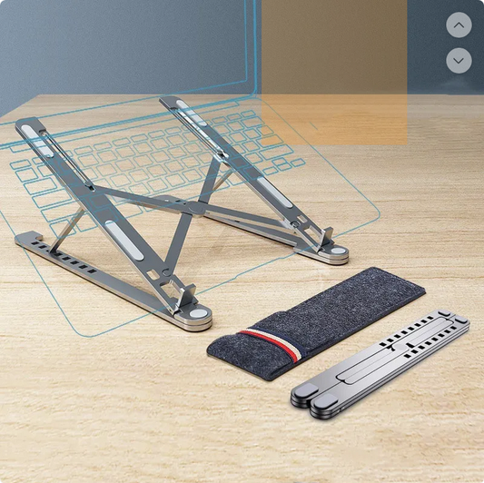 Aluminum Laptop Stand – Foldable & Portable