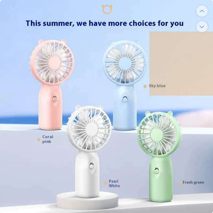 Small Handheld Fan Portable Mini Pocket Fan